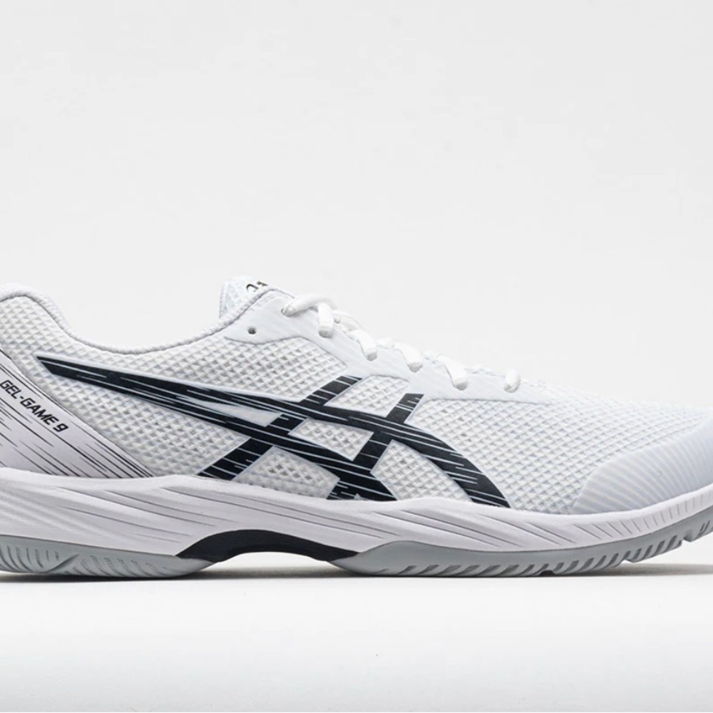 Asics Gel Game 9 Men's Tennis Shoe (White/Black) Sz: 10 NWT